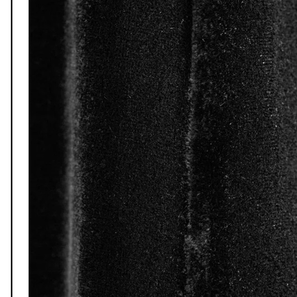 & Other Stories black velvet wide leg crop high waist culottes pants Women’s 4 - Picture 3 of 16